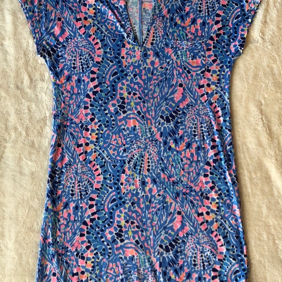 Lilly Pulitzer TicTac Tile Allover Duval Dress - Picture 3 of 6